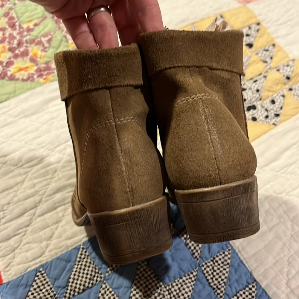 Roan by Bed|Stu Houlton Ankle Boots Perforated Suede Leather - Picture 7 of 11